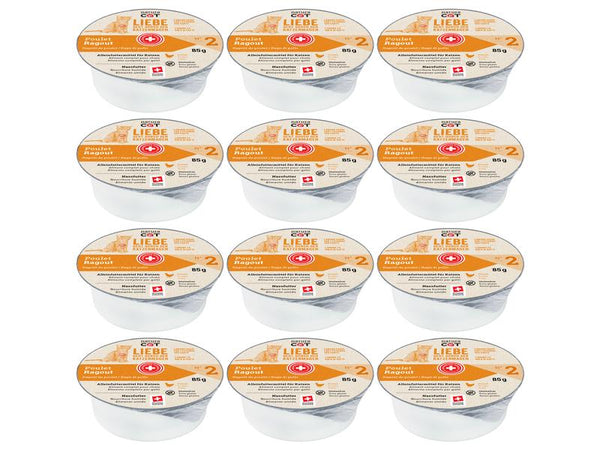 naturaCat Nassfutter Poulet Ragout 12 x 85g