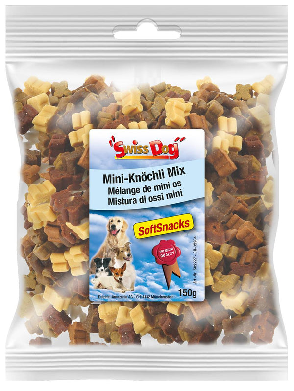 SwissDog Soft Snack Mini Knöchli, mix