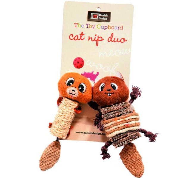 Danish Design Cat Toy Chip + Chap Chipmunk