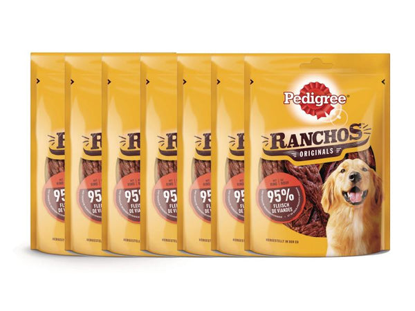 Pedigree Ranchos beef 7 x 70g