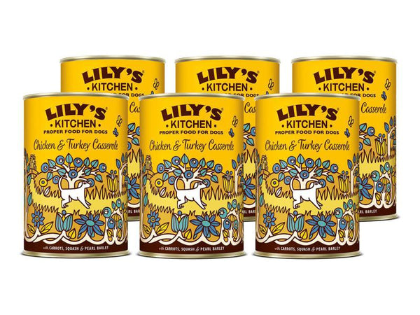 Lily's Kitchen Nassfutter Huhn & Truthahn, 6x400g