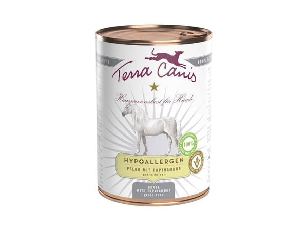 Terra Canis wet food hypoallergenic horse