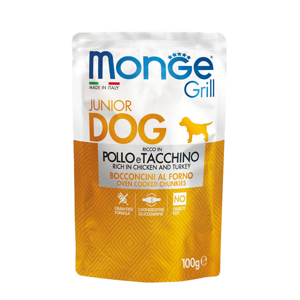 monge Grill Dog Junior Chicken&amp;Turk