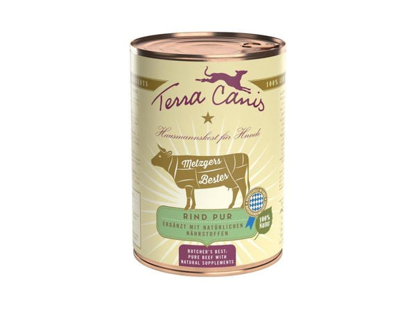 Terra Canis wet food Metzgers Best with beef