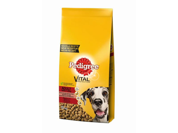 Pedigree Dry Food Adult Maxi Beef, 15kg