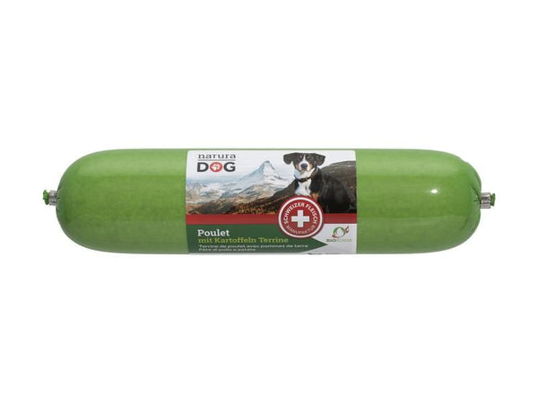 naturaDog wet food organic chicken with potato terrine