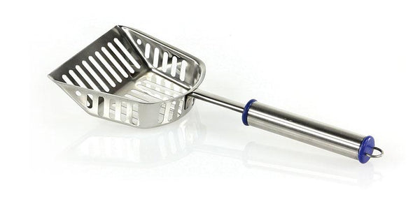 swisspet cat litter scoop chrome steel