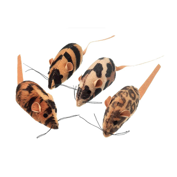 Leopard mouse cat toy