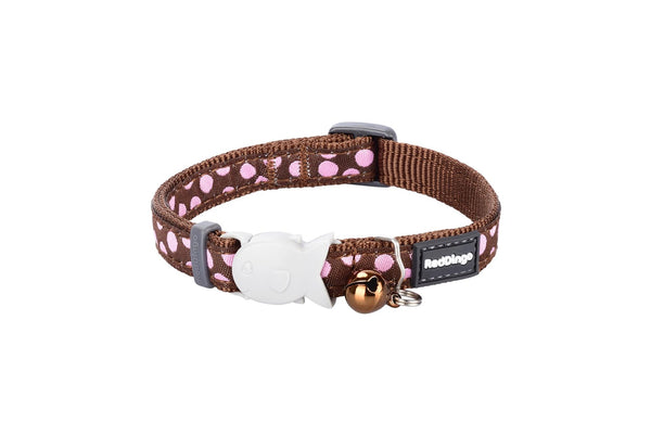 RedDingo Cat Collar Pink Spots