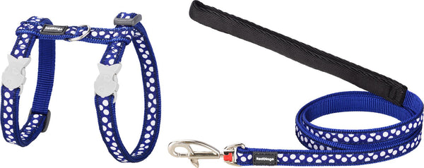 RedDingo Harness and Leash Design White Spots