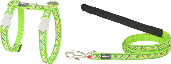 RedDingo harness and leash Flanno