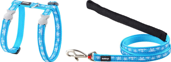 RedDingo harness and leash Snowflake