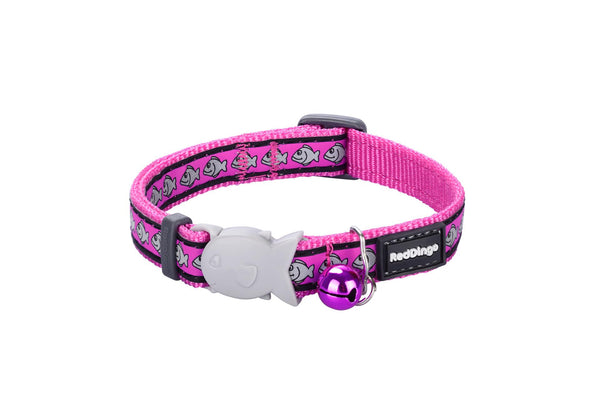 RedDingo Cat Collar Reflective Fish