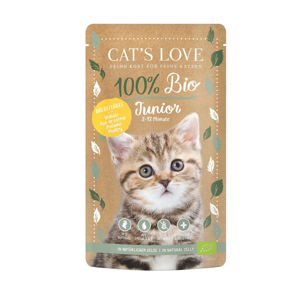 CAT'S LOVE JUNIOR ORGANIC Poultry