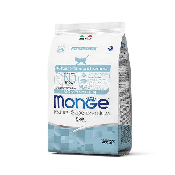 monge cat monoprotein kitten trout