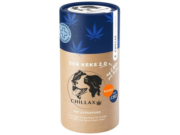 CHILLAX Dog Food Supplement CBD Cookie Pumpkin - 2 mg