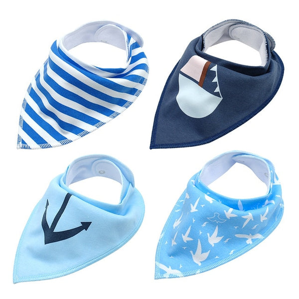 Four Nautical Patterns Bandanas